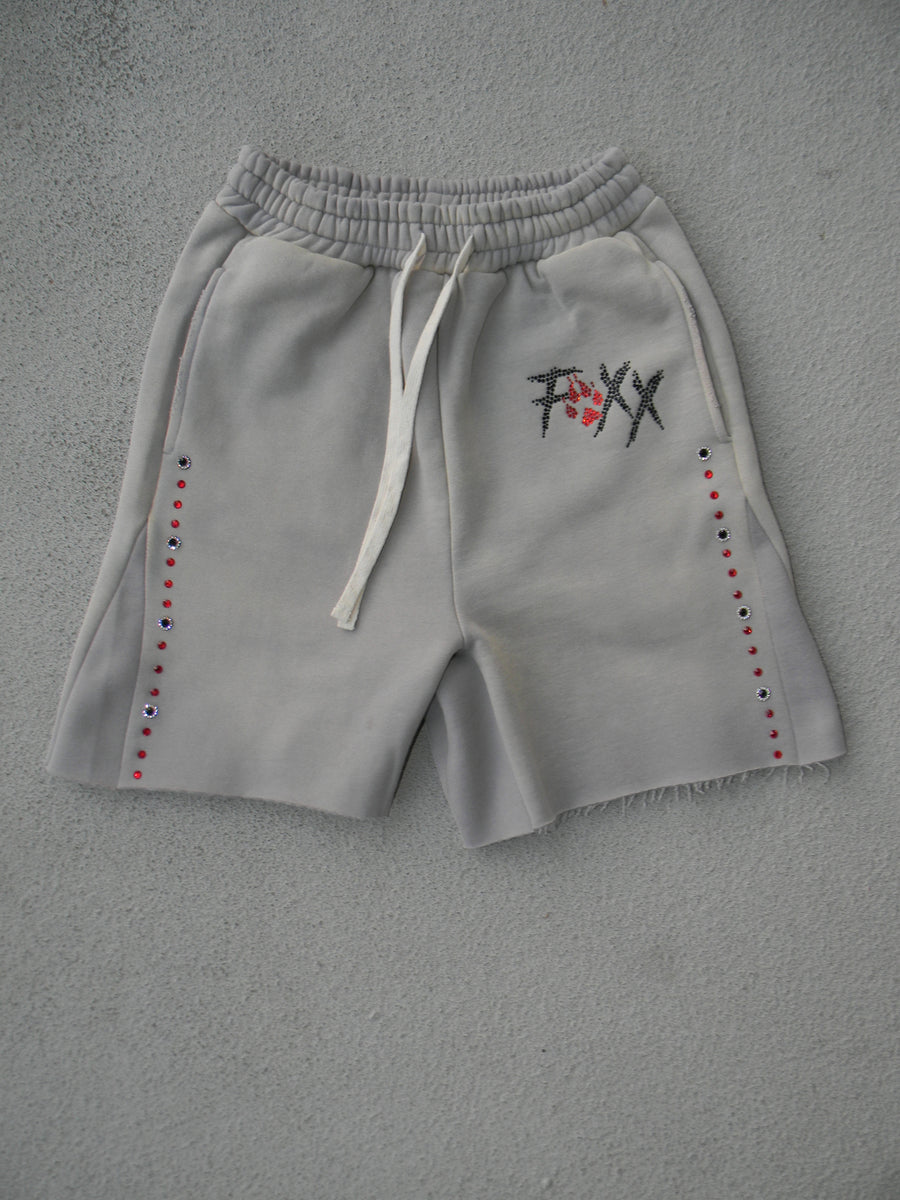 【HI FI FNK】Leo Bold Sweat Shorts Chicago Foxx Icy sweat shorts – killbyfoxx