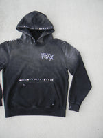 Sun-Faded black Foxx icy pullover
