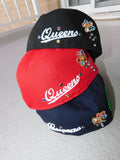 Black Queens flower fitted