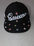 Black Queens flower fitted