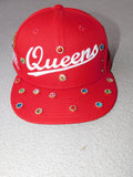 Queens flower fitted “Red”