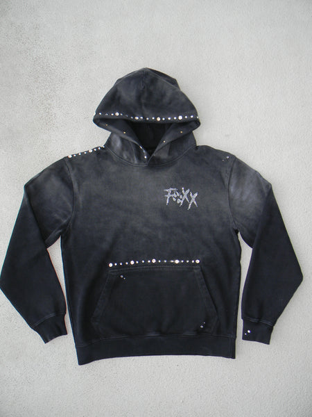 Sun-Faded black Foxx icy pullover