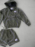 Hyper foxx reflective  windbreaker set