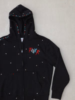 Black star spangle jewel hoodie