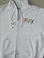 Icy Double Zip Jewel hoodie