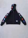 International Foxx “Boxy zip up “