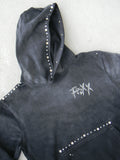 Sun-Faded black Foxx icy pullover