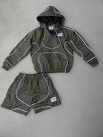 Hyper foxx reflective  windbreaker set