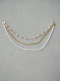 Diamonds & pearls biker chain