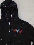 Black star spangle jewel hoodie