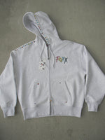 Icy Double Zip Jewel hoodie